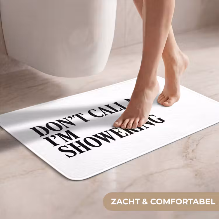 WC Mat - Tekst - Modern - Zwart - Wit — 7