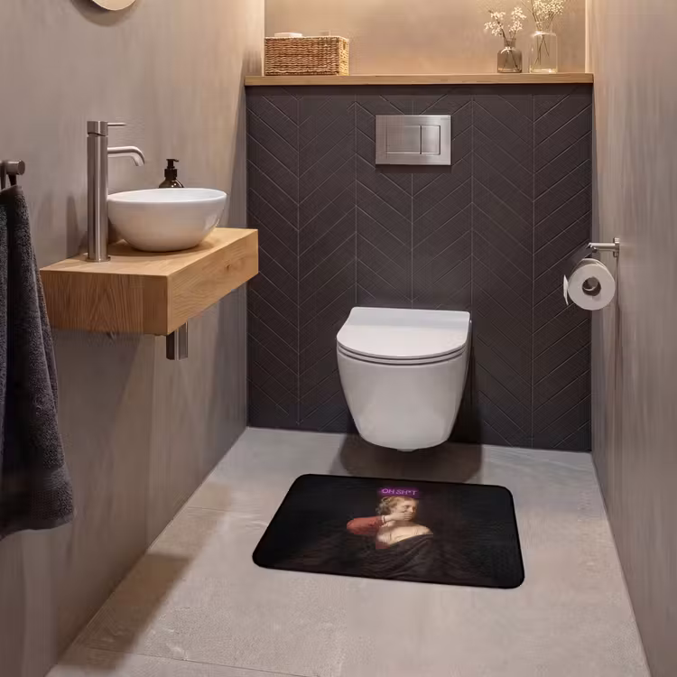 WC Mat - Quote - Neon - vrouw — 2