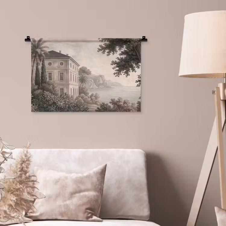 Wandkleed - Zee - Villa - Beige — 2