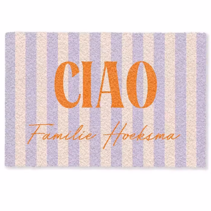 Gepersonaliseerde deurmat - Ciao