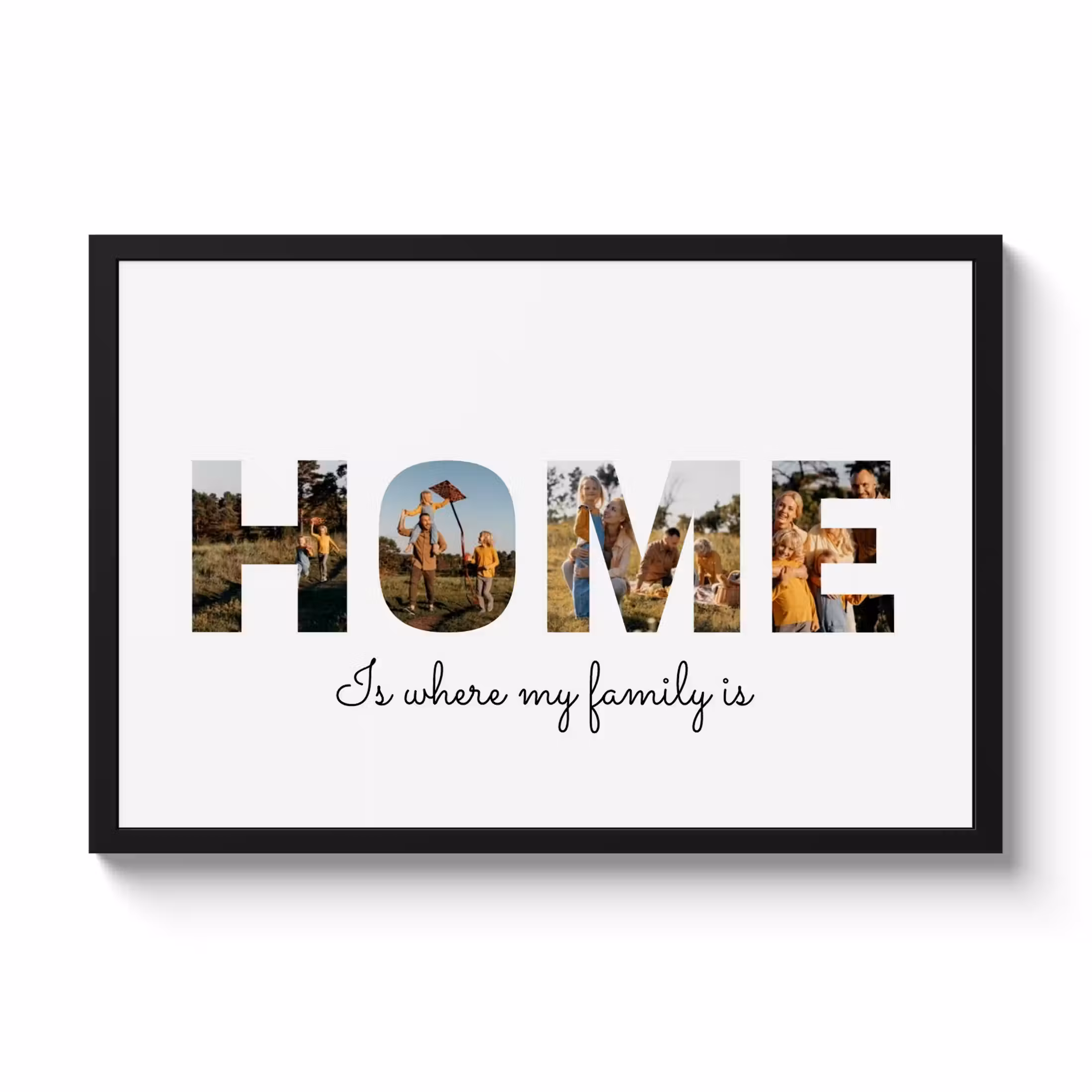 Foto in lijst - Home