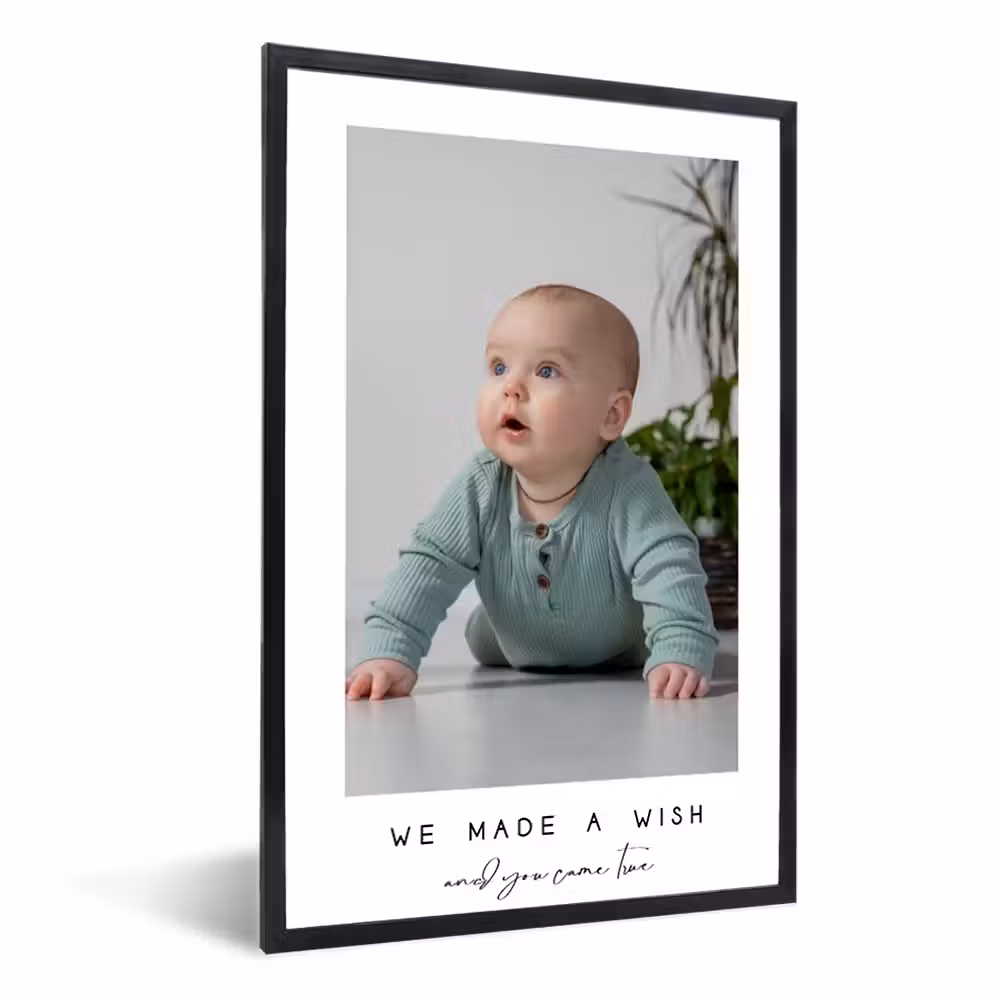 Gepersonaliseerde foto in lijst